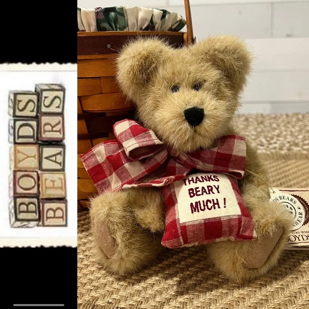 Boyd’s Bears Thanks‎ Beary Much Bear. NWT.